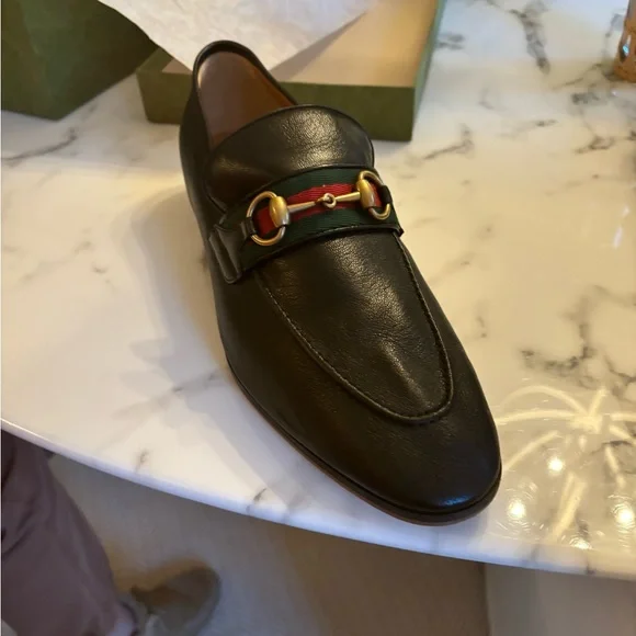 Never been worn, one of a kind men’s Gucci loafer New In: Gucci Jordaan Loafers & First Impressions - whatveewore main image 4